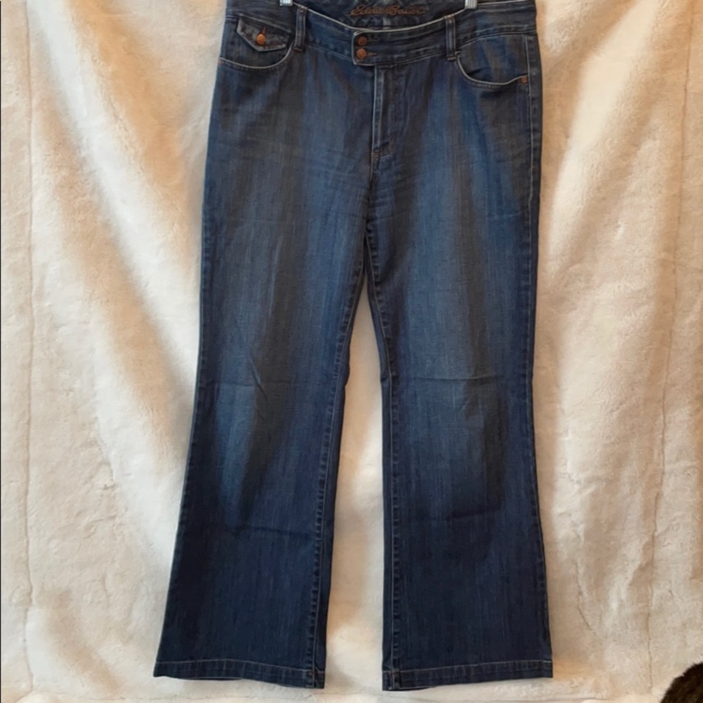 eddie bauer curvy bootcut jeans